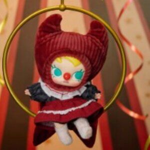 Pop Mart WHY SO SERIOUS Series Baby Molly Crimson  String puppet Vinyl Plush